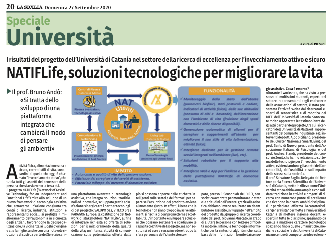 NATIFLife, soluzioni tecnologiche per migliorare la vita – LA SICILIA